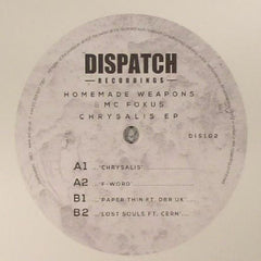 Homemade Weapons & MC Fokus : Chrysalis EP (12", EP, Whi)
