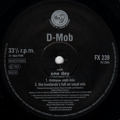 Dancin' Danny D Presents D Mob : One Day (12")