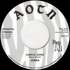 Zebra (28) : Simple Song (7", Single, RE, RM)