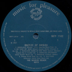 The Waikiki Beach Boys : Breeze Of Hawaii (LP, Album, Mono)