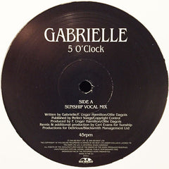 Gabrielle : 5 O'Clock (12")