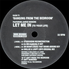 Banging From The Bedroom Featuring Janice Hoskins : Let Me In (To Your Life) (2x12")