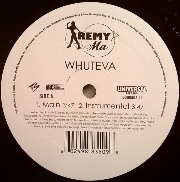 Remy Martin : Whuteva (12")