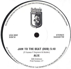 Alix : Jam To The Beat (12")