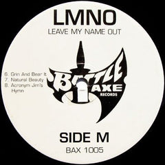 LMNO (2) : Leave My Name Out (2xLP, Album)
