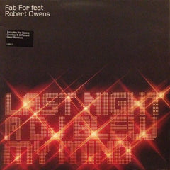 Fab For : Last Night A DJ Blew My Mind (12")
