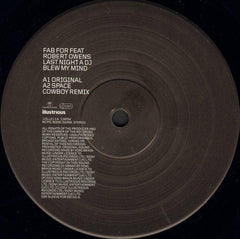 Fab For : Last Night A DJ Blew My Mind (12")