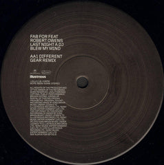 Fab For : Last Night A DJ Blew My Mind (12")