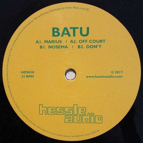 Batu (4) : Marius EP (12", EP)