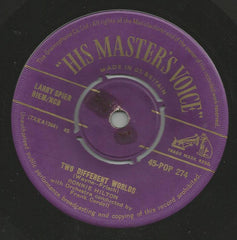 Ronnie Hilton : Two Different Worlds (7", Mono)