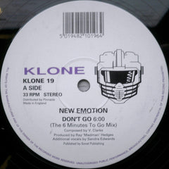 New Emotion : Don't Go (12")