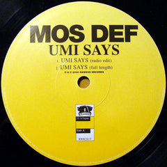Mos Def : Umi Says (12")