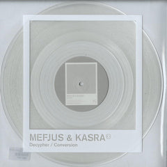 Mefjus & Kasra : Decypher (12", Single, Cle)