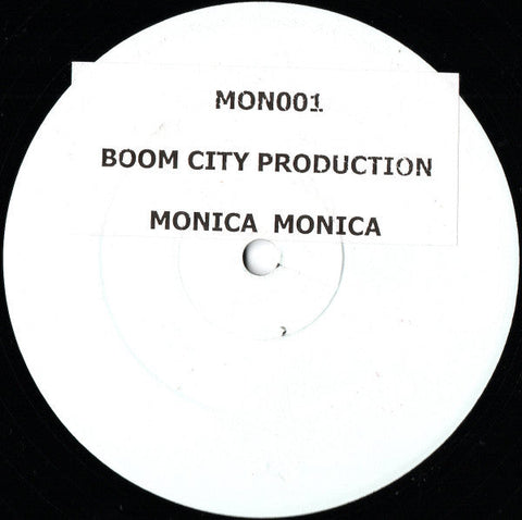 Boom City Productions : Monica Monica (12", W/Lbl, Sti)