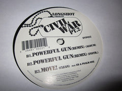 Longshot : We Here / Powerful Gun (Remix) (12")