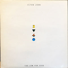 Elton John : Too Low For Zero (LP, Album, Die)