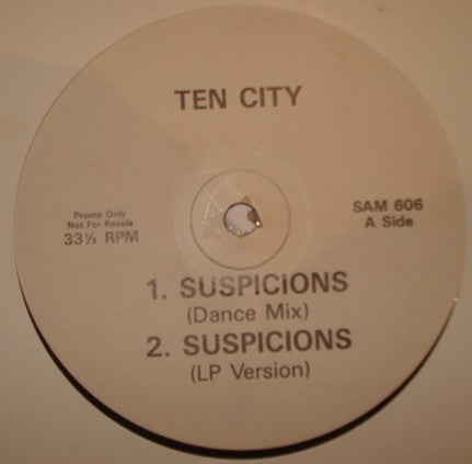 Ten City : Suspicions (12", Promo)