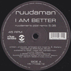Ruudaman : I Am Better (12")