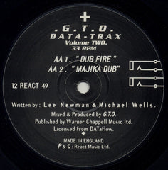 GTO : Data-Trax: Volume 2 (12")