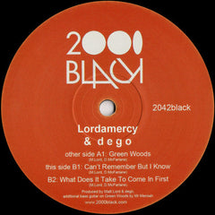 Lordamercy & Dego : Green Woods (12")