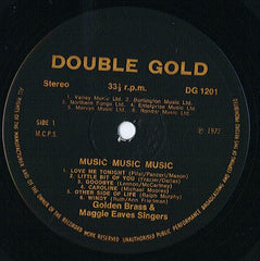 Don Lusher Quartet With Laura Lee (3), The Golden Brass With The Maggie Eaves Singers : Music Music Music (2xLP, Comp)