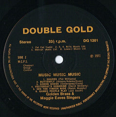 Don Lusher Quartet With Laura Lee (3), The Golden Brass With The Maggie Eaves Singers : Music Music Music (2xLP, Comp)