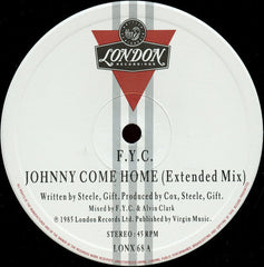 Fine Young Cannibals : Johnny Come Home (12")