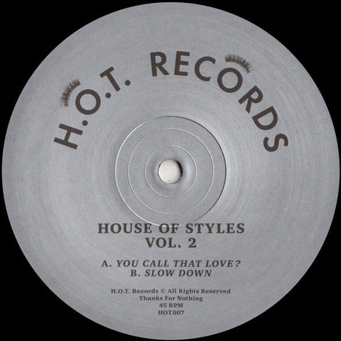 House Of Styles : Vol. 2 (12")