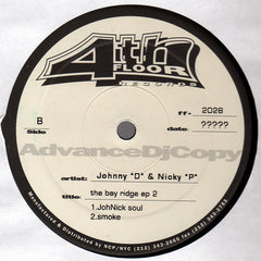 Johnny D & Nicky P : The Bay Ridge EP 2 (12", EP, Promo)