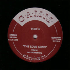 Pure P : The Love Song / 5 On It (12", Promo)