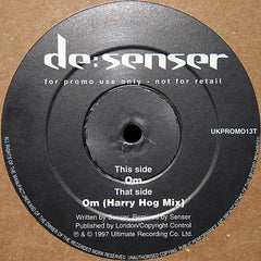 de:Senser : Om (12", Promo)