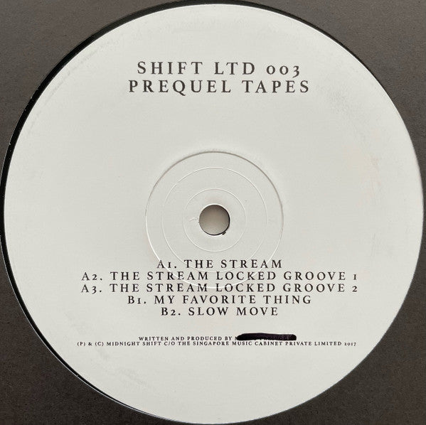 Prequel Tapes : SHIFTLTD003 (12")