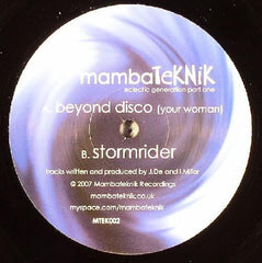 Mambateknik : Beyond Disco (Your Woman) / Stormrider (12")
