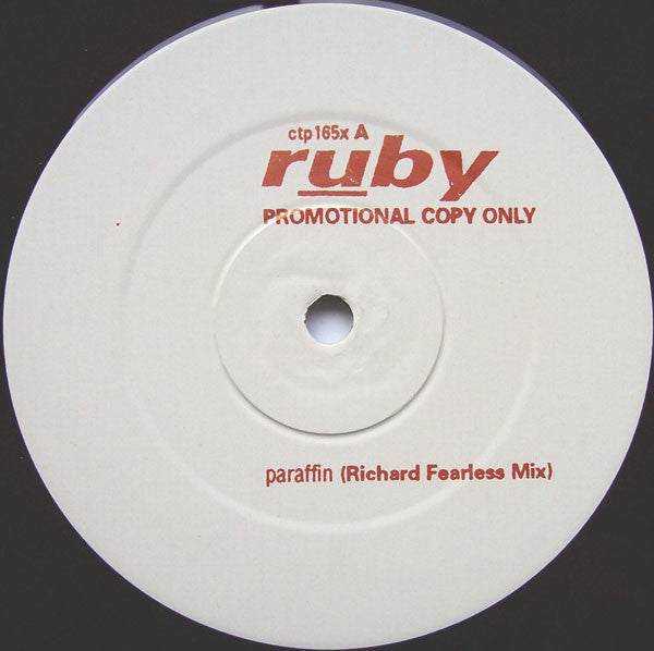 Ruby : Paraffin (12", Promo)