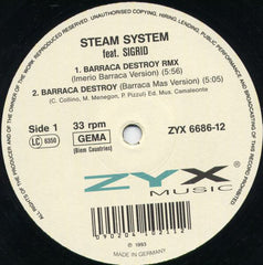 Steam System Feat. Sigrid (2) : Barraca Destroy (Barraca Remix) (12")
