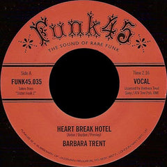 Barbara Trent / Richi Corbin Trio : Heart Break Hotel / A Woman Was Made For A Man (7", Single)