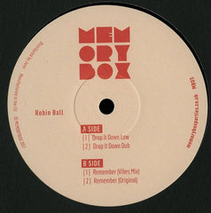 Robin Ball : Drop It Down Low / Remember (12", 140)