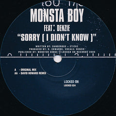 Monsta Boy Feat: Denzie : Sorry (12")