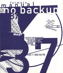 Farmers Manual : No Backup (CD, Album, Enh)