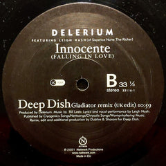 Delerium Featuring Leigh Nash : Innocente (Falling In Love) (Remixes By Lost Witness • Deep Dish) (12", Single)