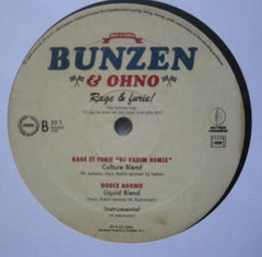 Bunzen & Oh No : Rage Et Furie (12")