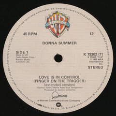 Donna Summer : Love Is In Control (Finger On The Trigger) (Dance Remix) (12")