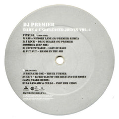 DJ Premier : Rare & Unreleased Joints Vol. 4 (2xLP, Comp, Unofficial)
