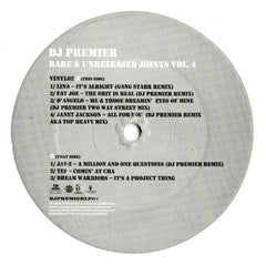 DJ Premier : Rare & Unreleased Joints Vol. 4 (2xLP, Comp, Unofficial)