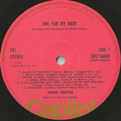 Frank Sinatra : One For My Baby (LP, Album, RE)