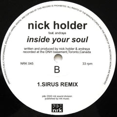 Nick Holder Feat. Andraya : Inside Your Soul (2x12")