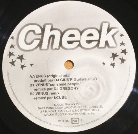 Cheek : Venus (Sunshine People) (12", RE)