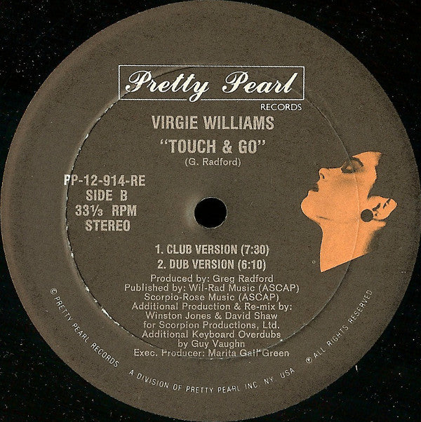 Virgie Williams : Touch & Go (12")