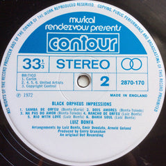 Luiz Bonfá : Black Orpheus Impressions (LP, Album, RE)