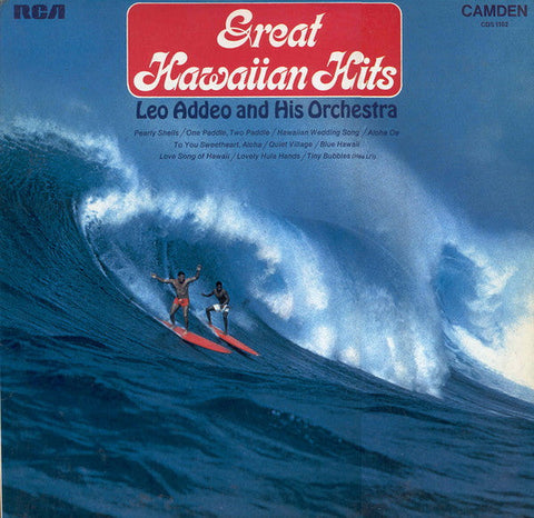 Leo Addeo And His Orchestra : Great Hawaiian Hits (LP, Album)
